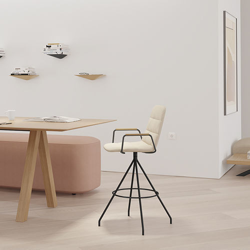 Silla de bar contemporánea MAARTEN - Viccarbe