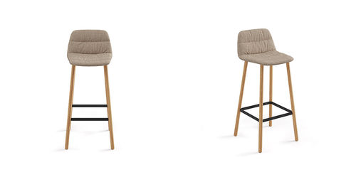 Silla de bar contemporánea MAARTEN - Viccarbe - Imagen 3