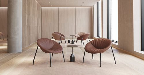 Mesita auxiliar contemporánea BURIN MINI - Viccarbe - Imagen 4