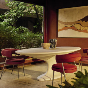 Mesa de comedor de diseño original FENICE - Zanotta