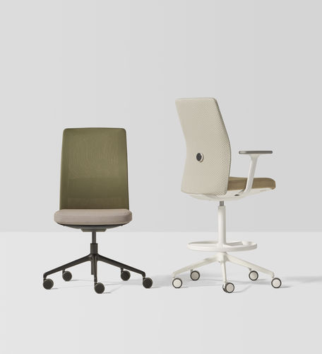 Silla de trabajo de cuero ESITT - Inclass - Imagen 2