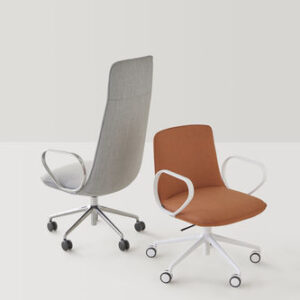 Silla de trabajo de cuero KORI - Inclass