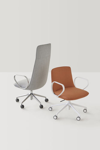 Silla de trabajo de cuero KORI - Inclass