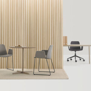 Silla de visita contemporánea UNNIA TAPIZ - Inclass