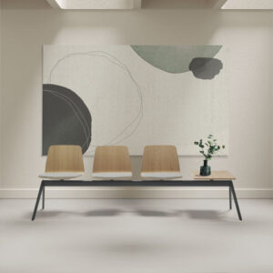 Silla de visita contemporánea VARYA - Inclass