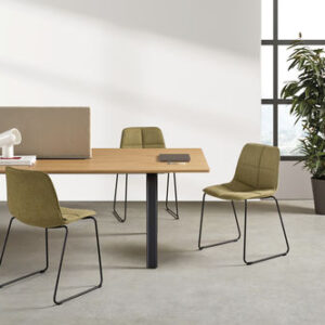 Silla de visita contemporánea VARYA TAPIZ - Inclass