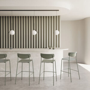 Silla de bar contemporánea LEA - Inclass