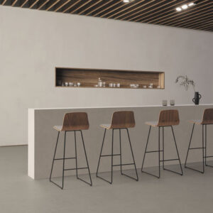 Silla de bar contemporánea VARYA - Inclass