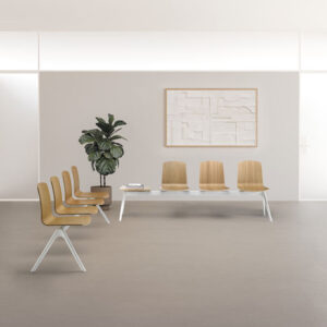 Hilera de sillas de acero ANN - Inclass