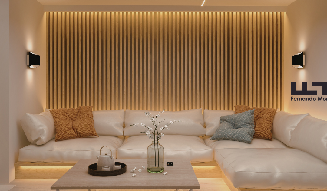 Iluminación indirecta en comedor con techos altos_ trucos para un ambiente elegante