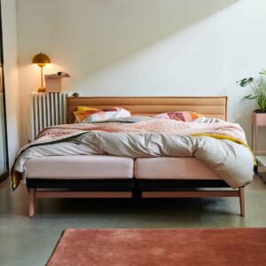 Cama de Diseño Modular (Acento en Color) - Auping