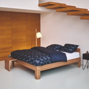 Cama de Estructura de Madera Natural (Estilo Escandinavo) - Auping