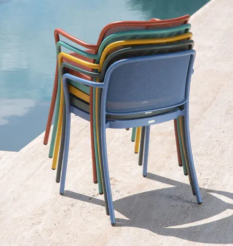 Silla de comedor de malla (Colección Color) - EMU