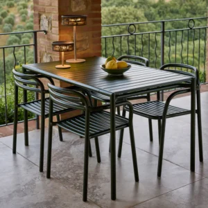 Mesa de Comedor de Lamas (Verde Bosque) - Cane-line