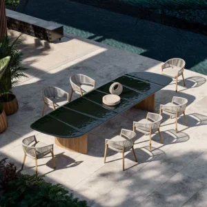 Mesa de Comedor de Gran Formato (Diseño Orgánico) - Royal Botania