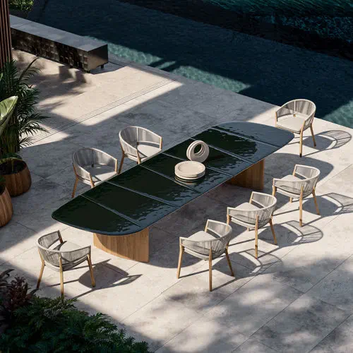 Mesa de Comedor de Gran Formato (Diseño Orgánico) - Royal Botania