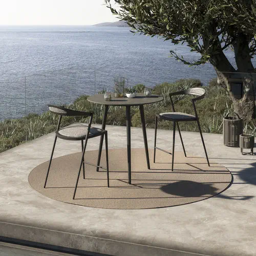 Set de Mesa Bistró y Sillas (Estructura Oscura) - Royal Botania