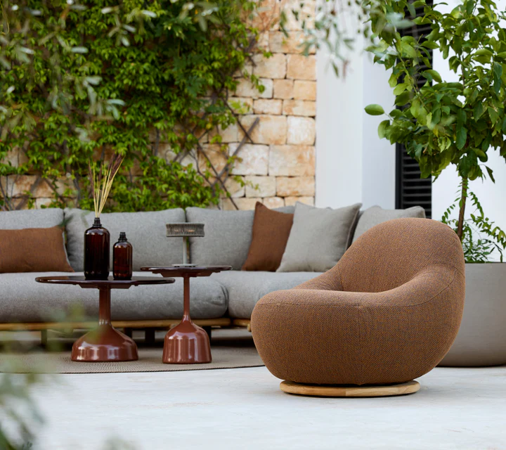 Sillón Lounge Orgánico (Terracota Jaspeado) - Cane-line