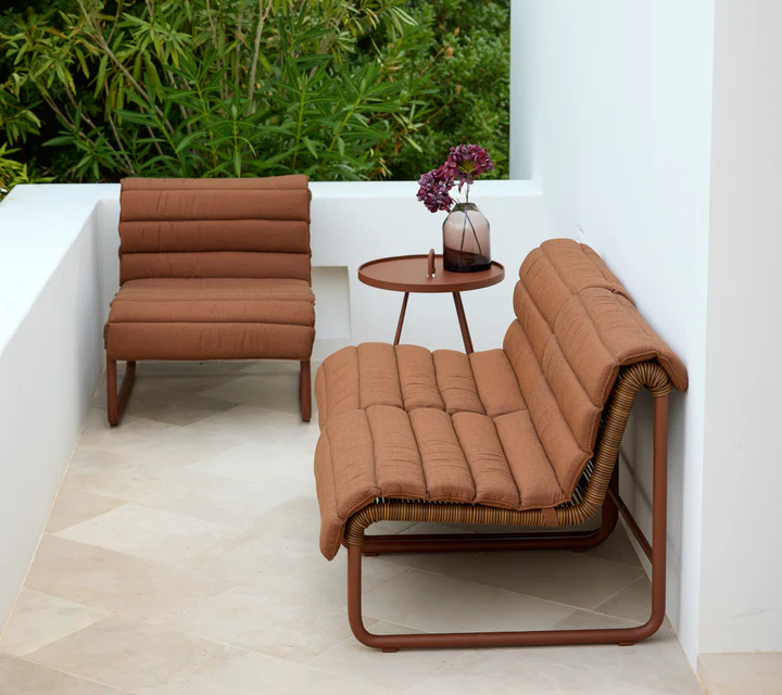 Sillón Modular Acolchado (Óxido y Terracota) - Cane-line