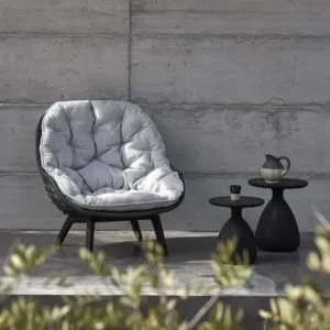 Sillón Lounge "Cocoon" (Antracita) - Manutti