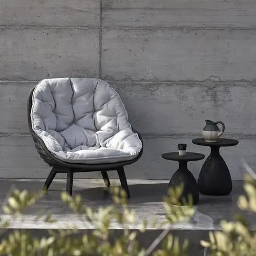 Sillón Lounge "Cocoon" (Antracita) - Manutti