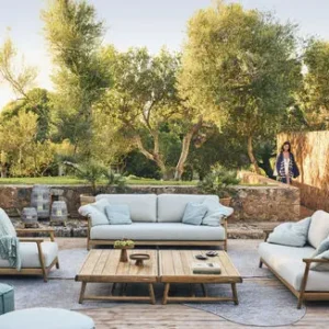 Sofá Lounge de Teca (Diseño Modular) - Manutti