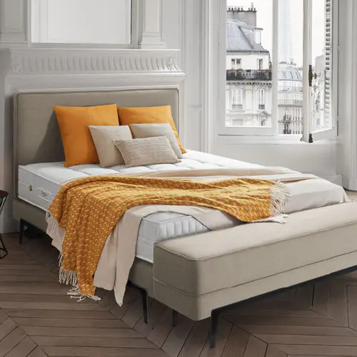 Cabecero Estilo Contemporáneo (Tapizado Beige) - Treca Paris