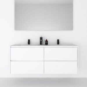 Mueble de lavabo doble Box 160 INT L 4C - Codis