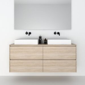Mueble de lavabo doble Box 160 SOBRE M 4C - Codis