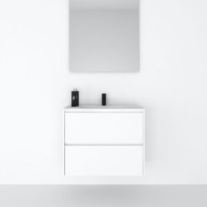Mueble de lavabo suspendido Box 80 INT L 2C - Codis