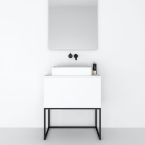 Mueble de lavabo de pie Sobrebase Metal 80 INT 1C - Codis