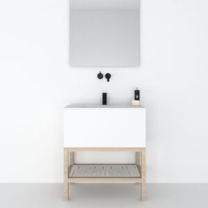 Mueble de lavabo de pie Bamboo 80 INT L 1C - Codis