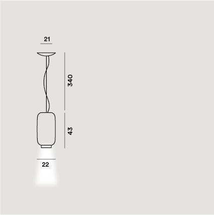 Lámpara suspendida CHOUCHIN 2 REVERSE - Foscarini - Imagen 38