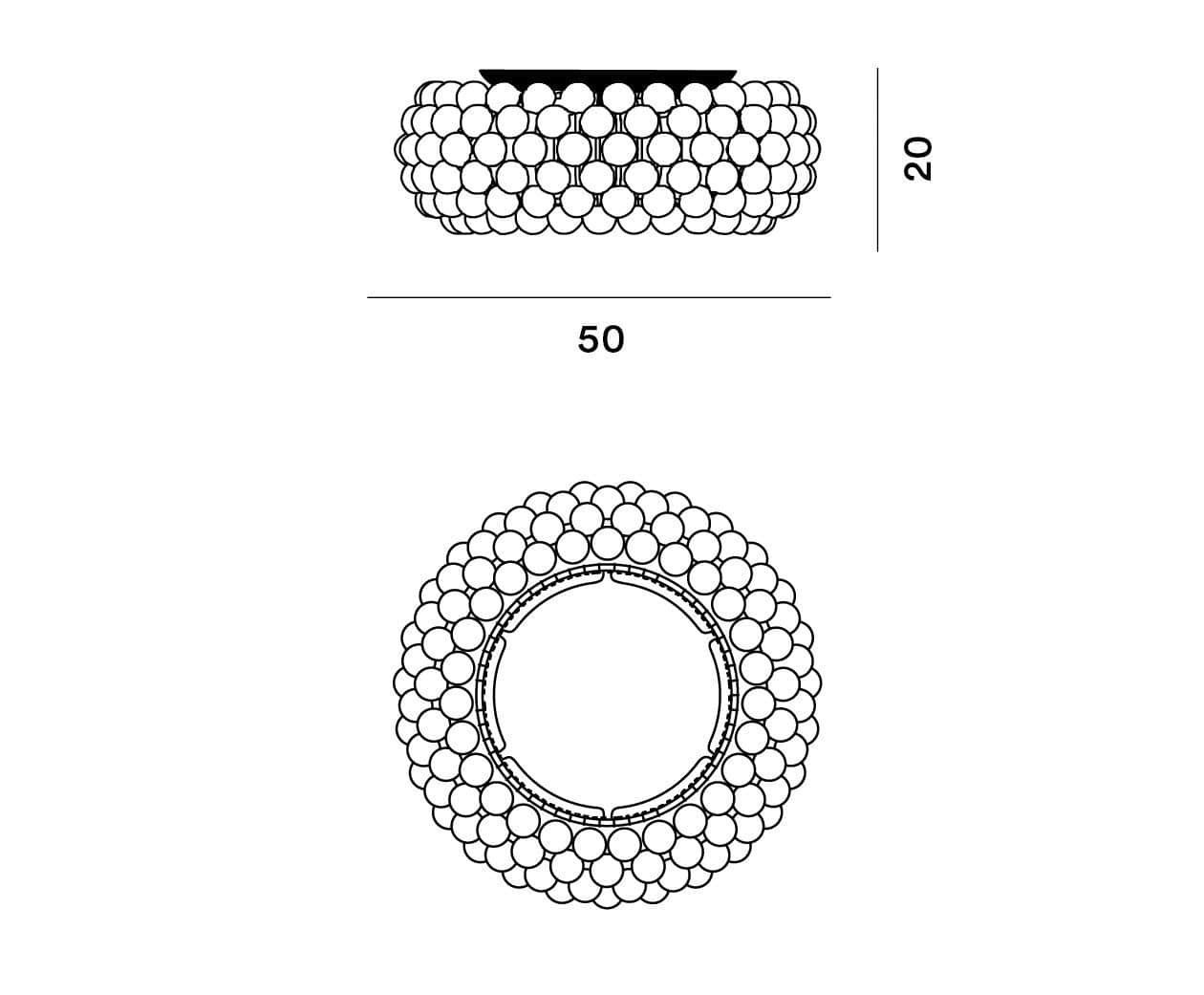 Plafón contemporáneo CABOCHE PLUS - Foscarini - Imagen 22