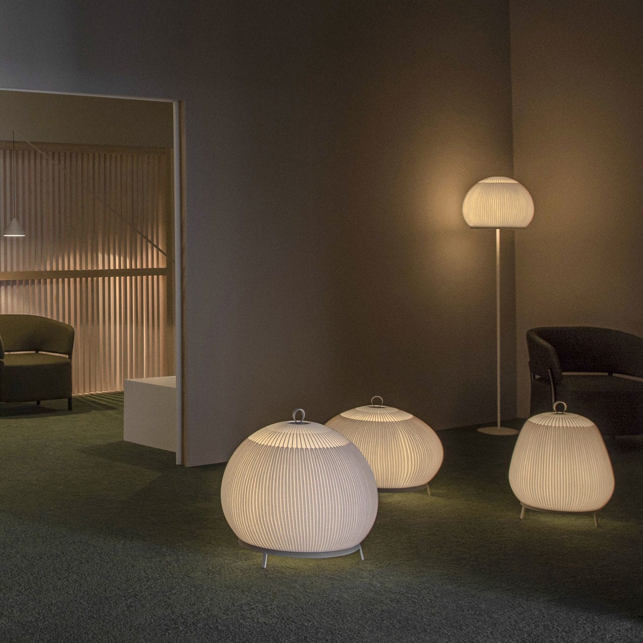 Lámpara de pie Knit - Vibia - Imagen 2