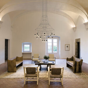 Lámpara araña contemporánea Wireflow Chandelier - Vibia