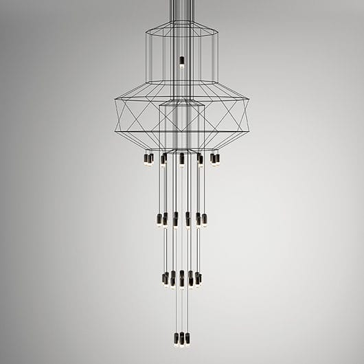 Lámpara araña contemporánea Wireflow Chandelier - Vibia - Imagen 4