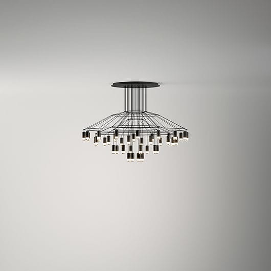 Lámpara araña contemporánea Wireflow Chandelier - Vibia - Imagen 5