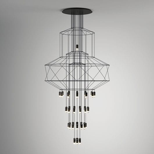 Lámpara araña contemporánea Wireflow Chandelier - Vibia - Imagen 6
