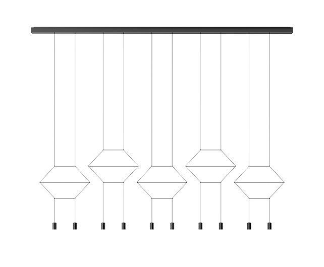 Lámpara suspendida Wireflow Lineal - Vibia - Imagen 5