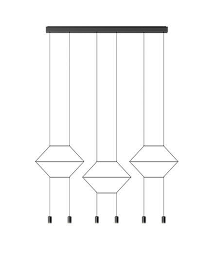 Lámpara suspendida Wireflow Lineal - Vibia - Imagen 6