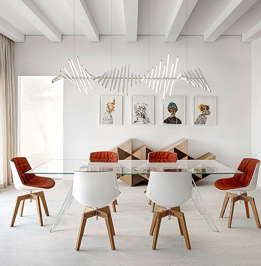 Lámpara suspendida Rhythm Horizontal - Vibia - Imagen 2