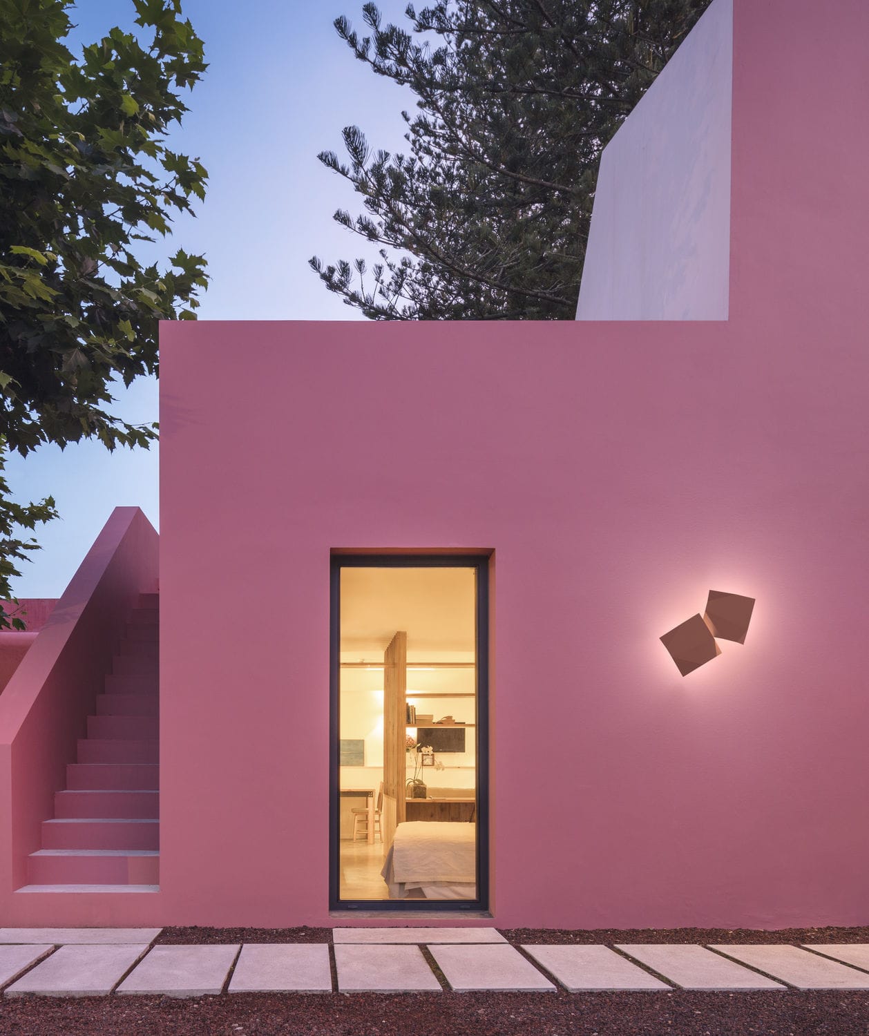 Aplique contemporáneo Origami de exterior - Vibia