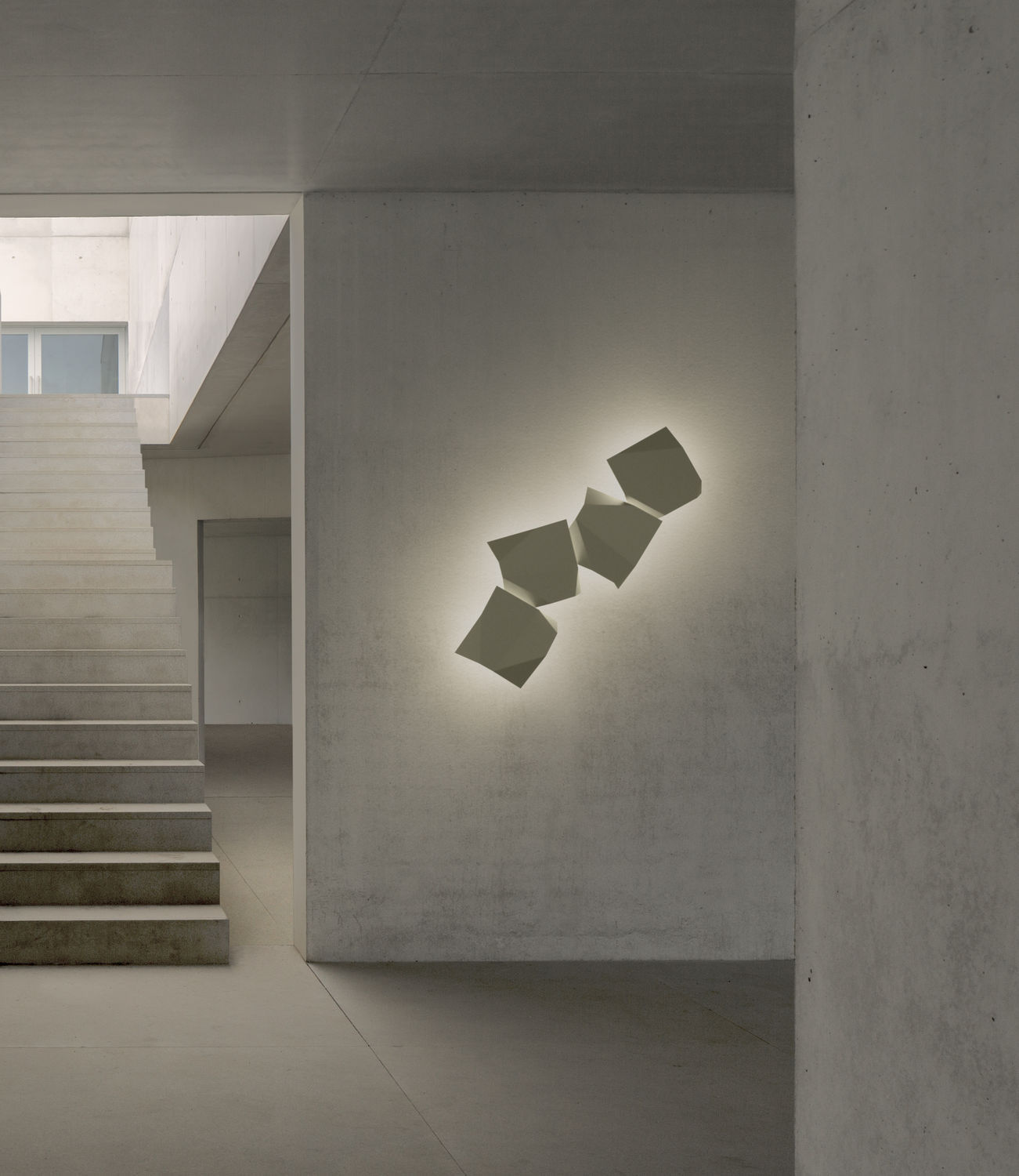 Aplique contemporáneo Origami de exterior - Vibia - Imagen 4