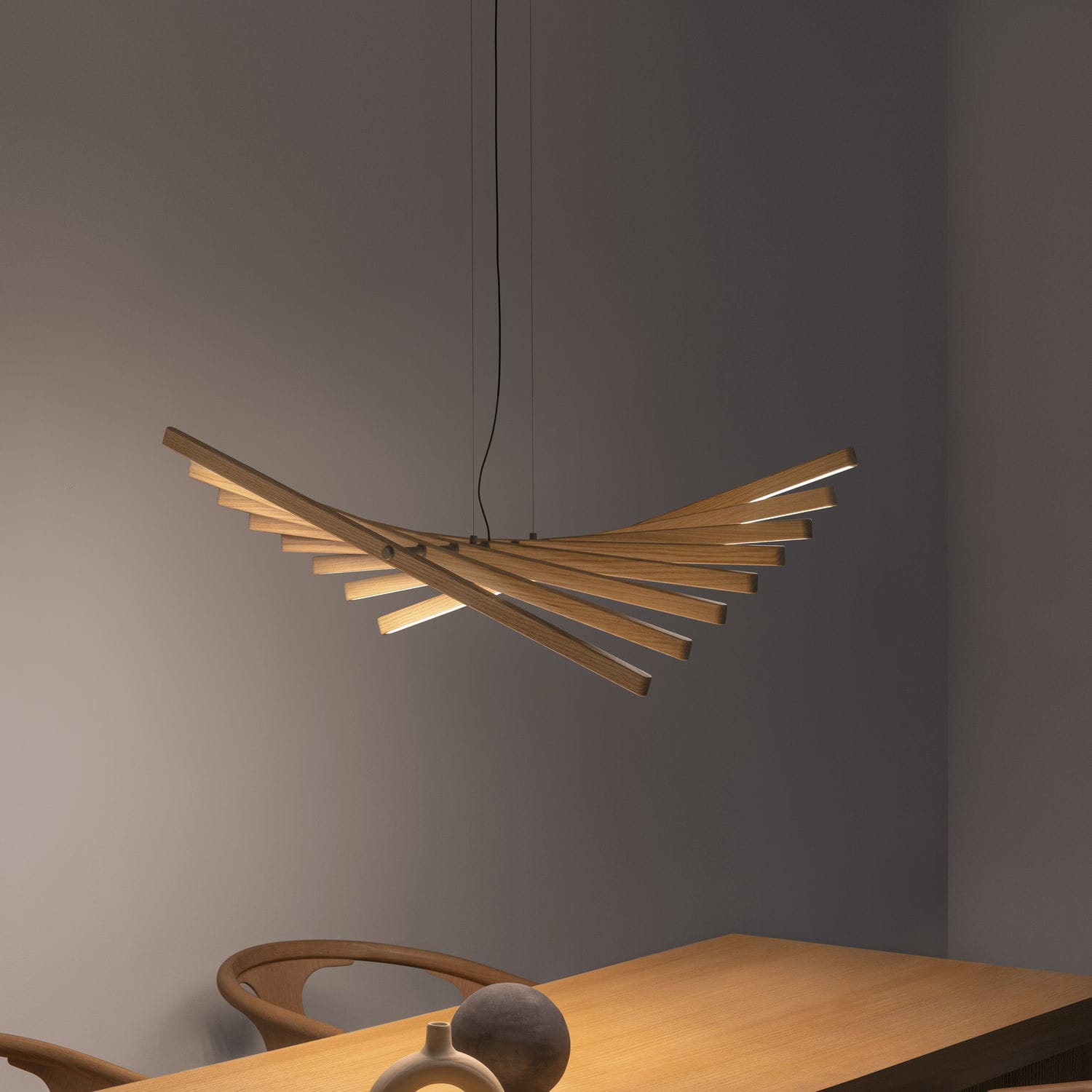 Lámpara suspendida Rhythm Horizontal - Vibia