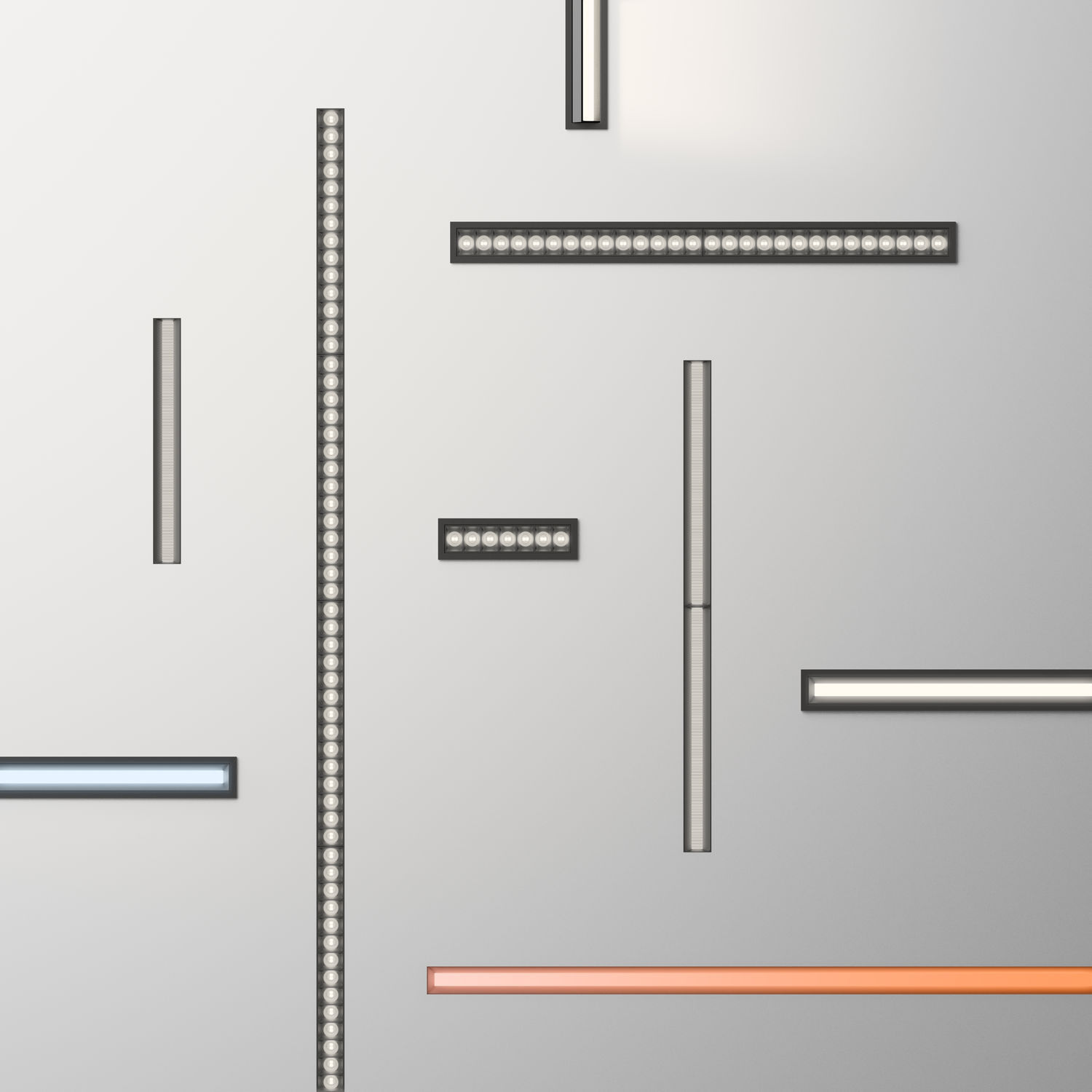 Luminaria empotrable de techo Line - Vibia