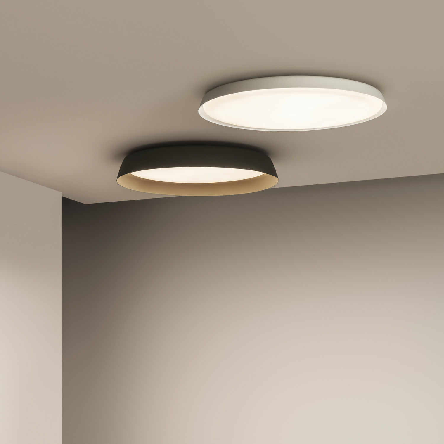 Plafón contemporáneo Bigger - Vibia