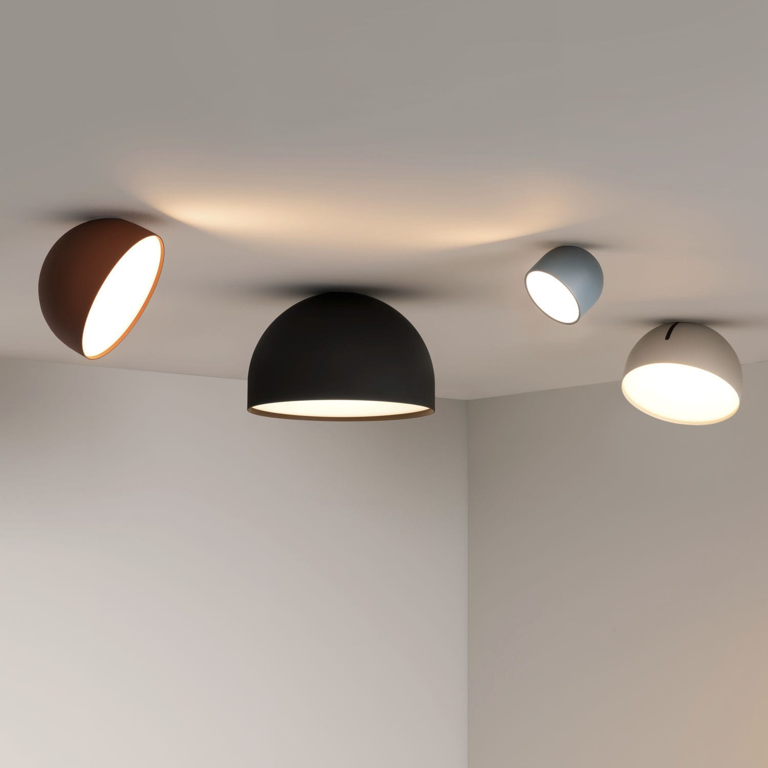 Plafón contemporáneo Plusminus Solo - Vibia