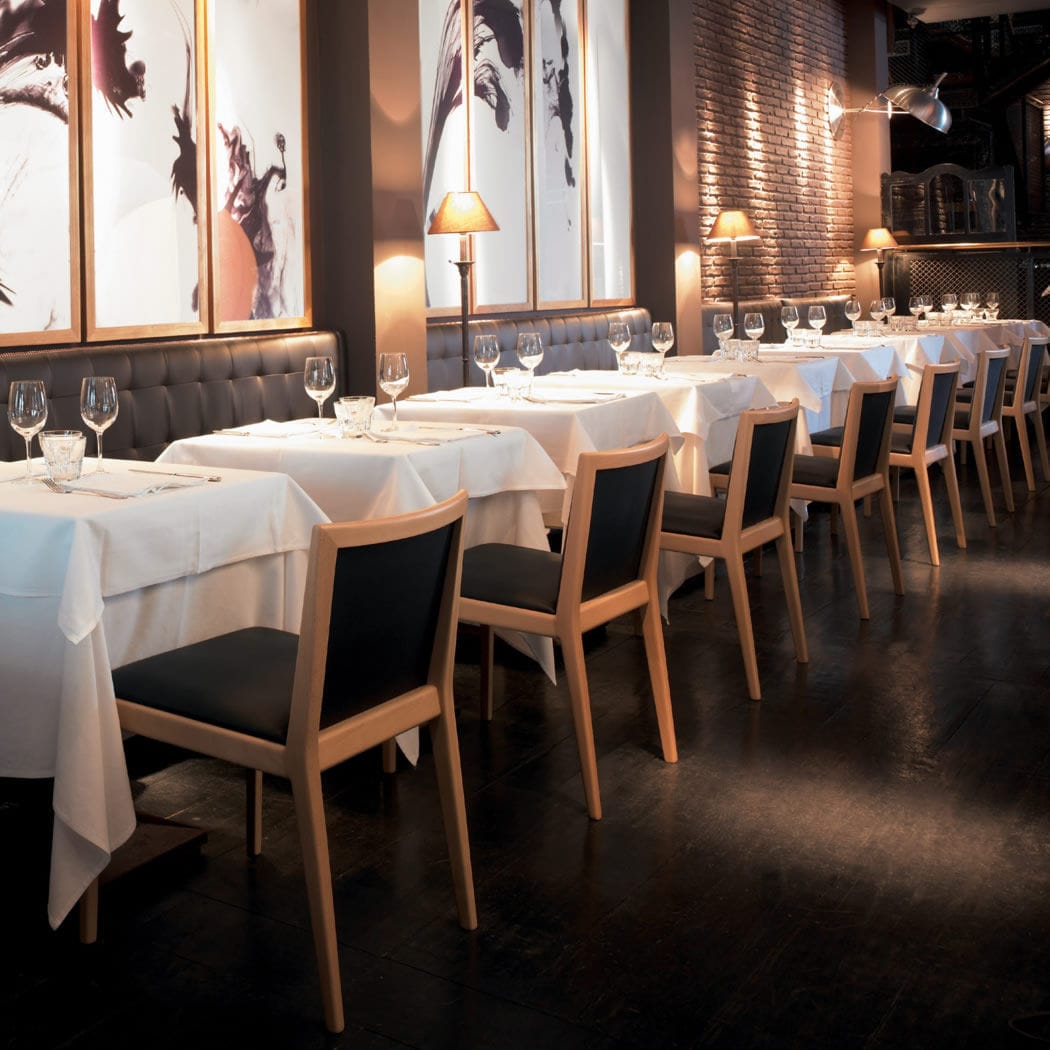 Silla de restaurante contemporánea CARLOTTA - Andreu World - Imagen 3