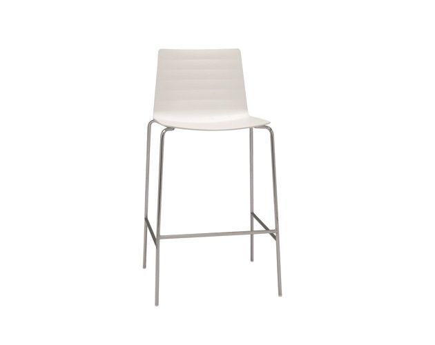 Silla de bar contemporánea FLEX - Andreu World - Imagen 5